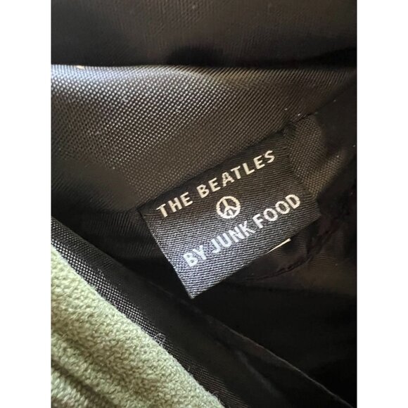 The Beatles Sgt. Pepper’s Canvas Backpack by Junk Food Olive Green Band Bag - Picture 9 of 9